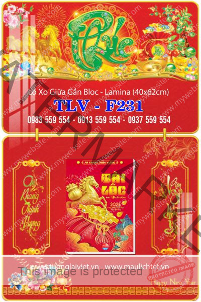 Lịch gập laminate Phúc Xanh