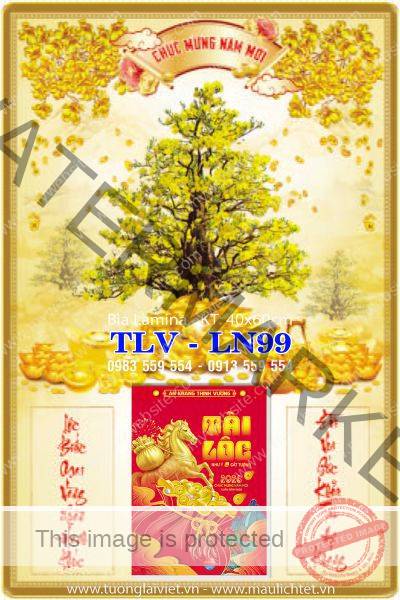 Lịch gỗ laminate Mai Xuân