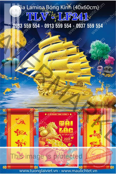 Lịch gỗ laminate Thuyền Buồm Xuôi Gió